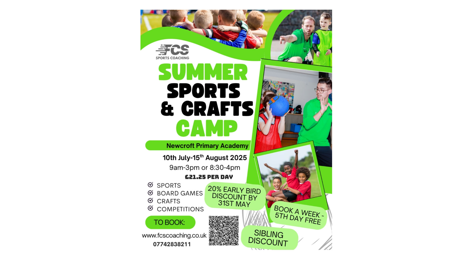 Summer Holidays Club at Newcroft- open to all local children Summer Holidays Club at Newcroft- open to all local children