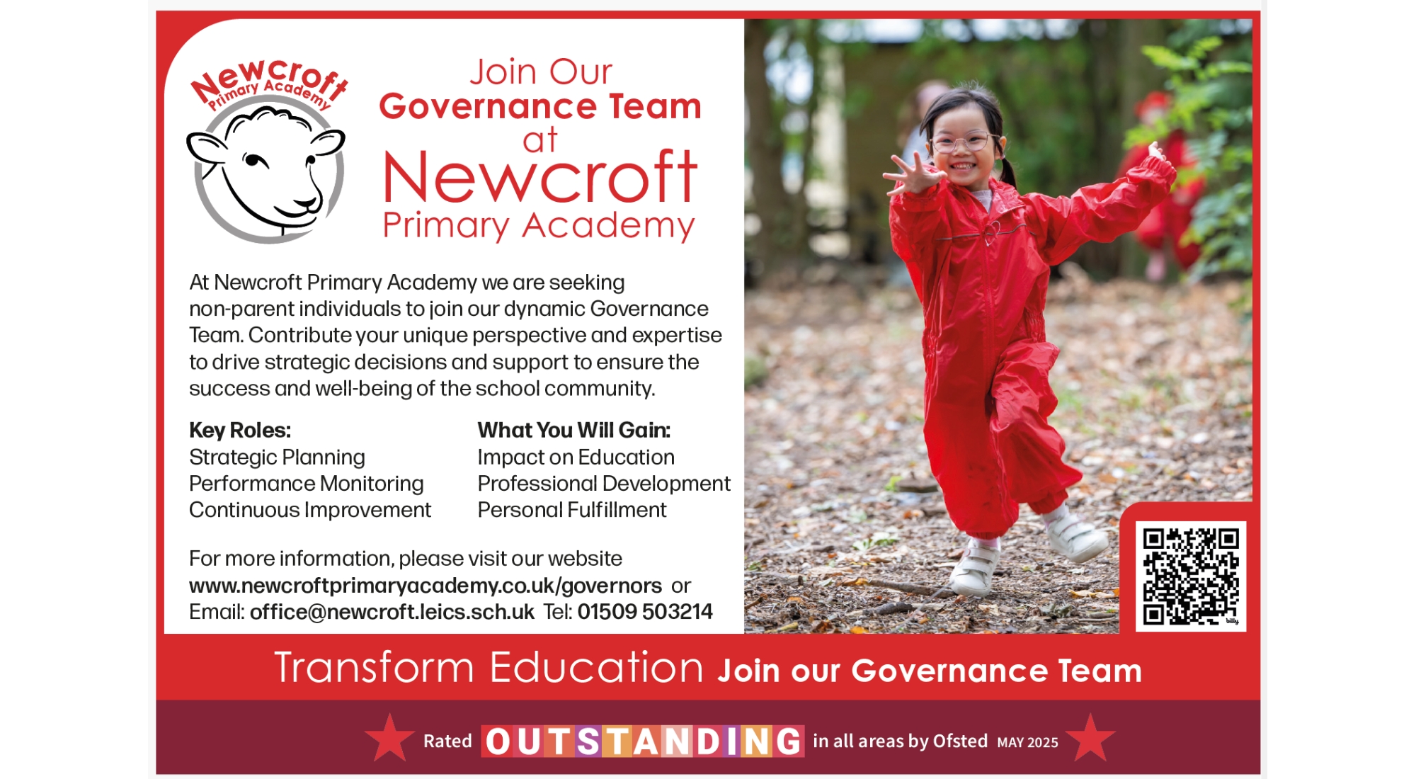 Interested in being a Parent Governor? Find out more here! Interested in being a Parent Governor? Find out more here!